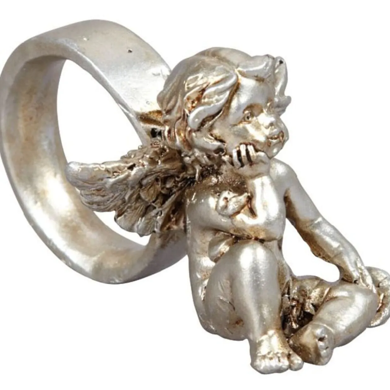 ROND DE SERVIETTE ANGE X4