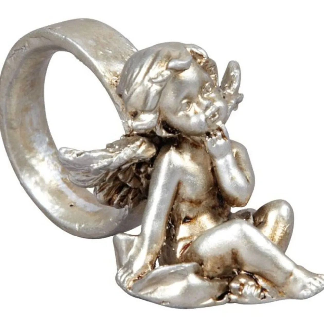 ROND DE SERVIETTE ANGE X4