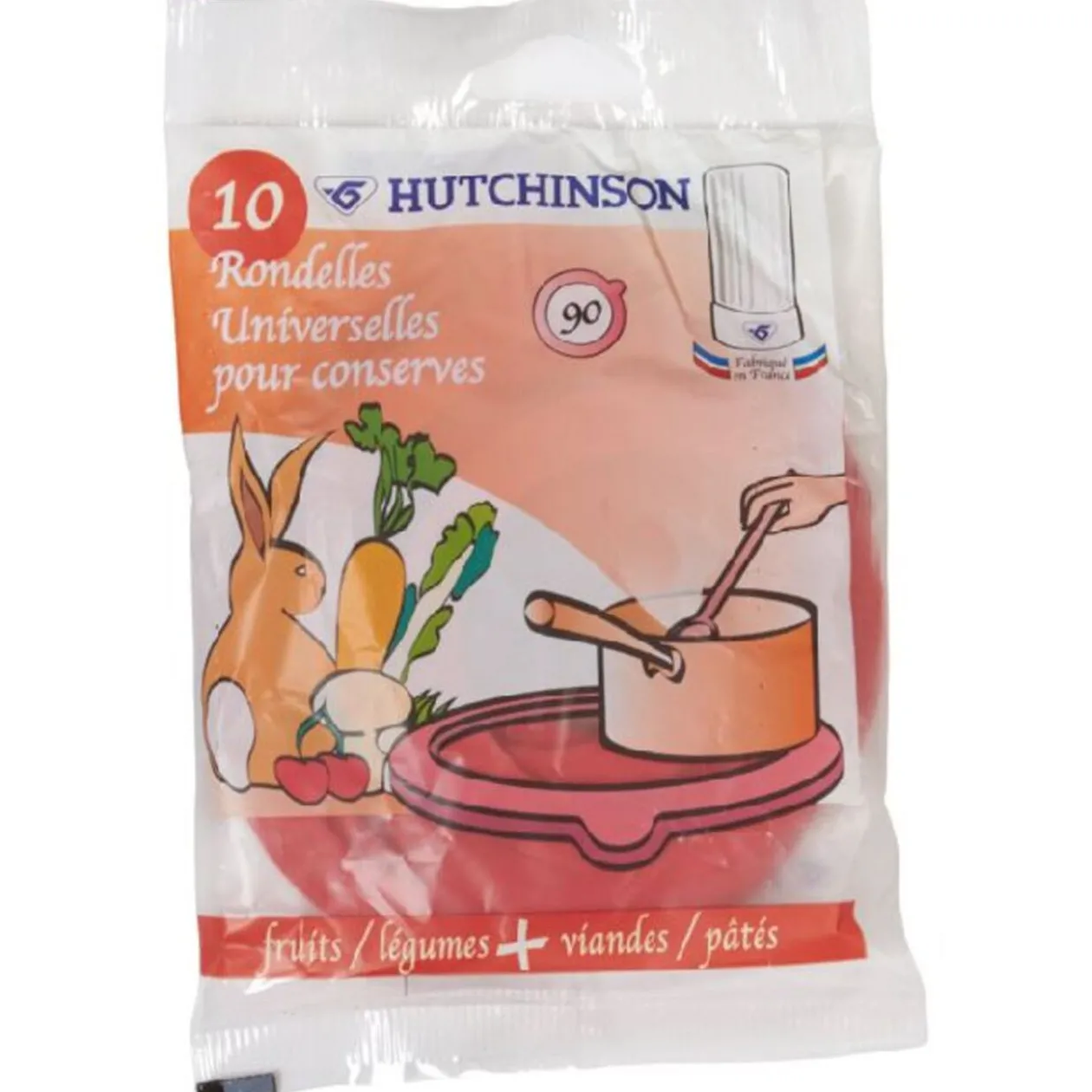 Rondelle pour bocaux x10