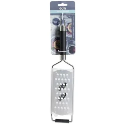 Râpe en inox manche inox avec manche en plastique L.32cm