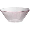 Saladier en plastique à paillettes