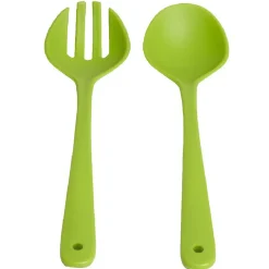 Saladier fraîcheur multicompartiments transparent et vert