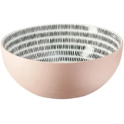 Saladier motif géométrique en céramique