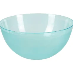 Saladier plastique bleu
