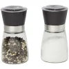 Salière poivrière avec couvercle Ø6,5xH13cm