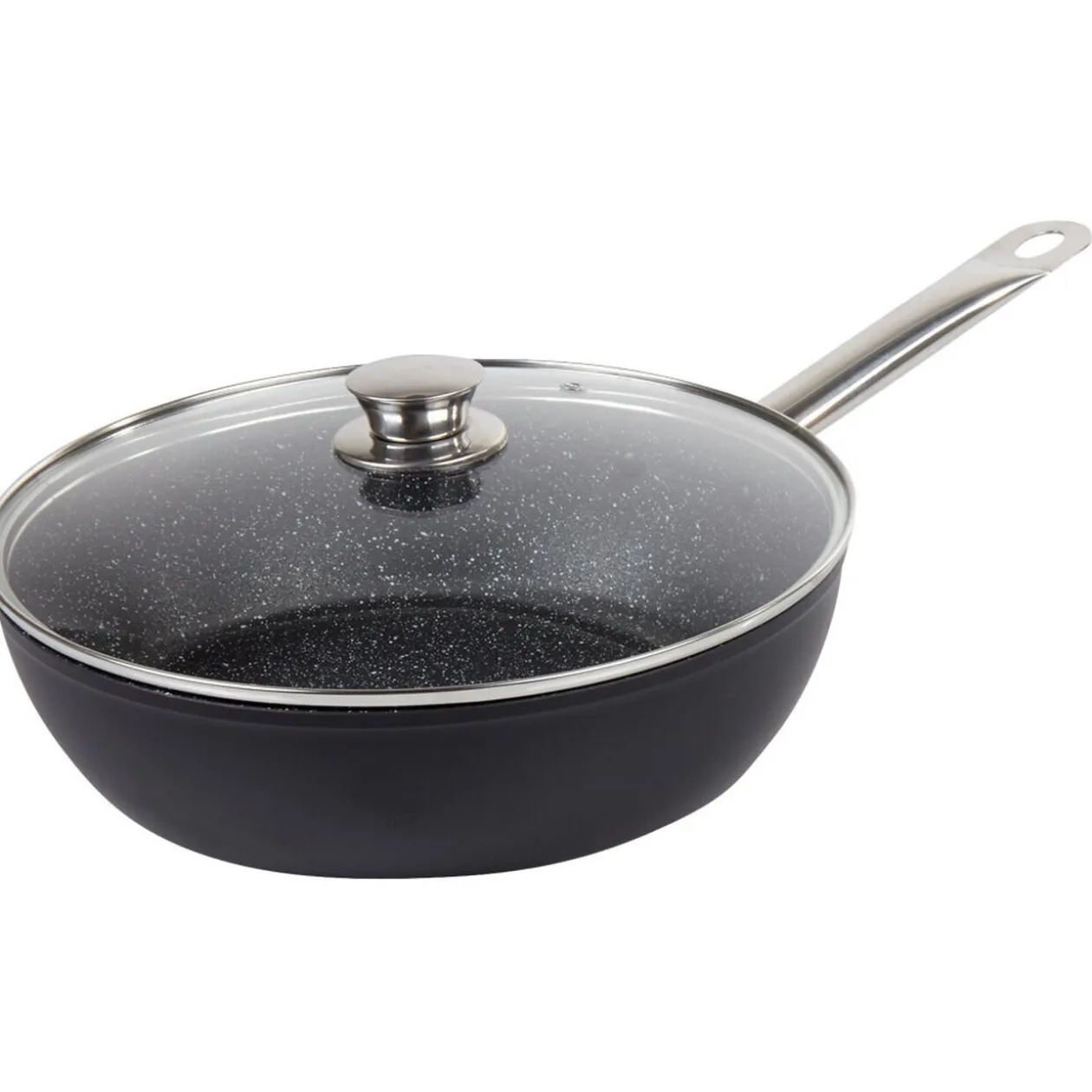 Sauteuse fond grainé effet pierre