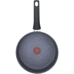 Sauteuse Tefal aluminium effet pierre avec couvercle Ø24cm