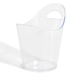 Seau à glaces 5L plastique transparent