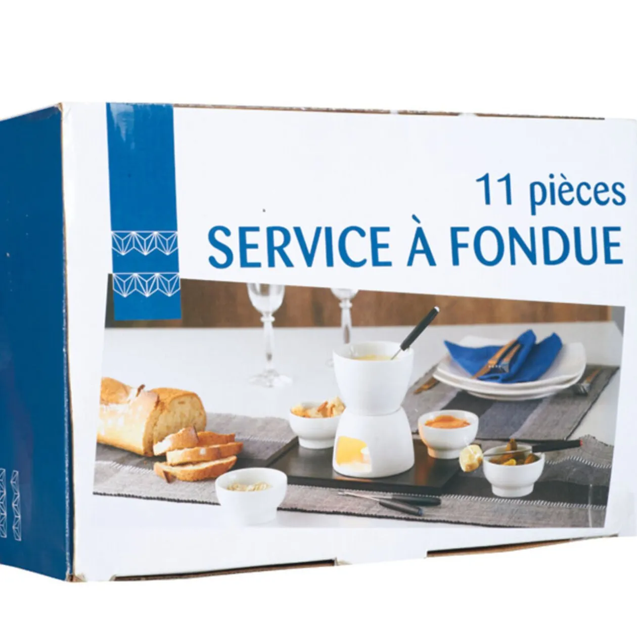 Service à fondue 11 pièces