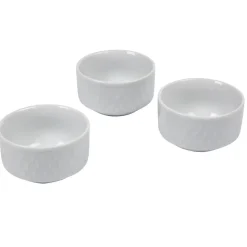 Service à tapas blanc 3 pièces