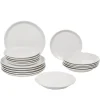 Service à vaisselle blanc 18 pièces
