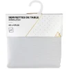 Serviette de table grise x4