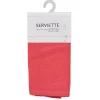 Serviette de table rose unie x3