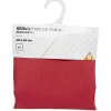 Serviette de table rouge x4