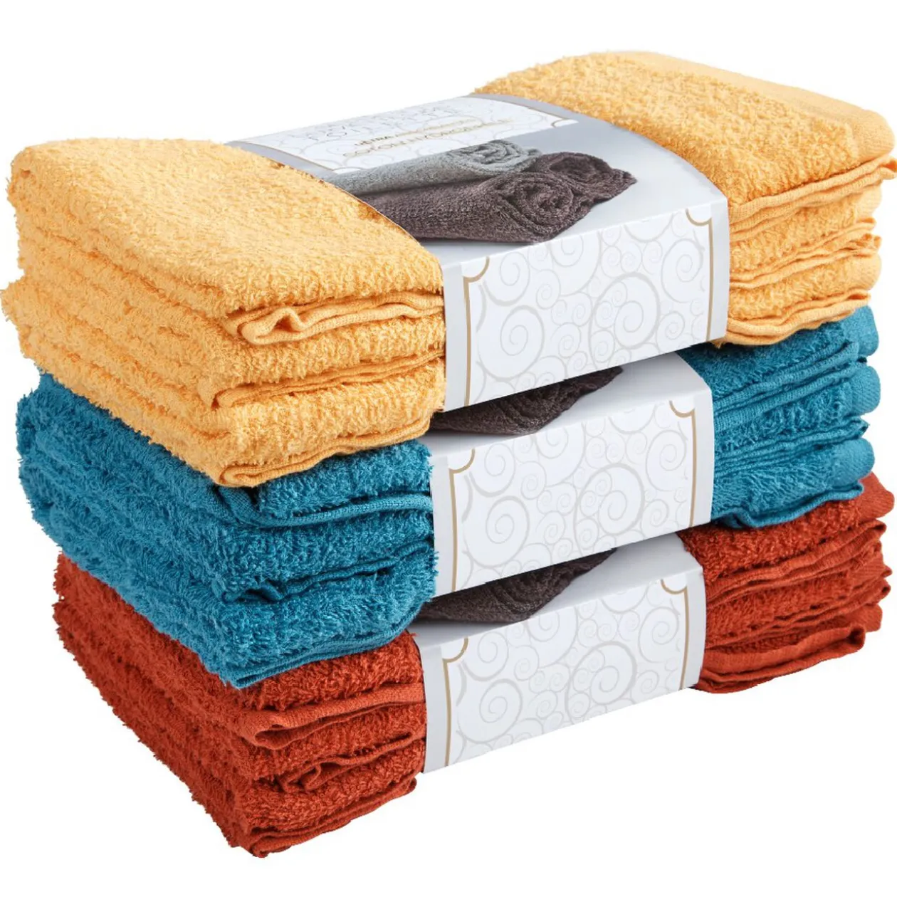 Serviette de toilette x3