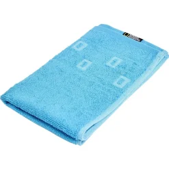 Serviette de toilette 30x50 cm bleu