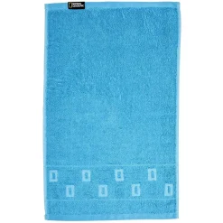 Serviette de toilette 30x50 cm bleu
