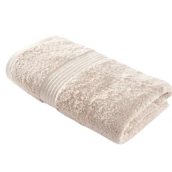 Serviette de toilette 50x90cm coton rose poudré