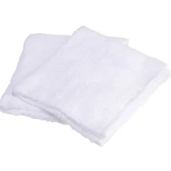 Serviette invité blanche 30x30cm x2