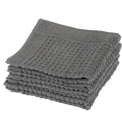 Serviette invité carré en coton x 4