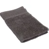 Serviette invité coton gris foncé