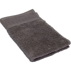 Serviette invité coton gris foncé