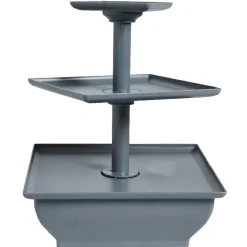 Serviteur 3 niveaux gris anthracite