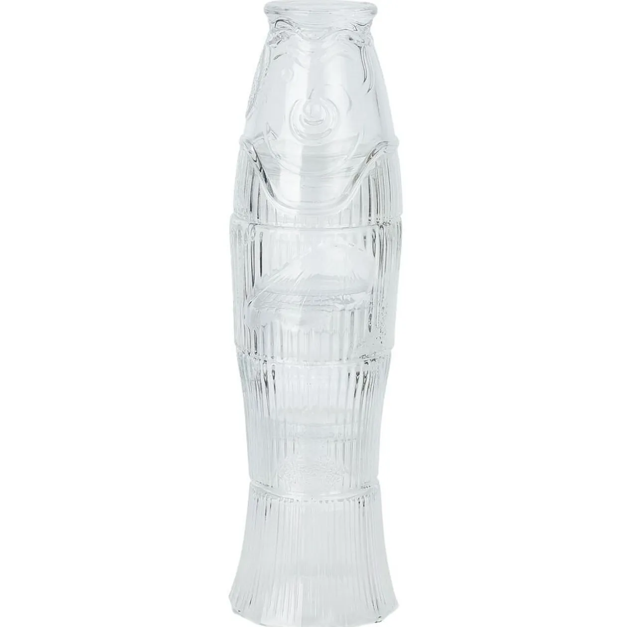 Set de 4 verres empilables forme poisson Ø8xH28cm - 2 coloris