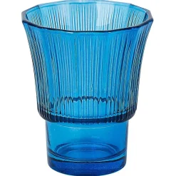 Set de 4 verres empilables forme poisson Ø8xH28cm - 2 coloris