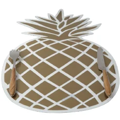 Set de table ananas jaune doré