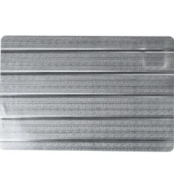 Set de table argenté métallisé relief