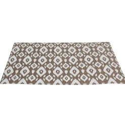 Set de table beige motif losange