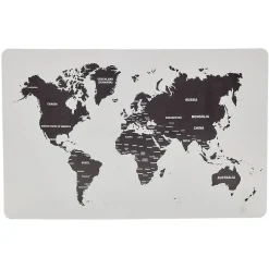 Set de table carte du monde