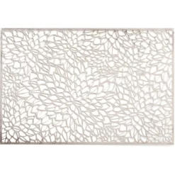 Set de table déco design ajouré doré 30x45cm x2