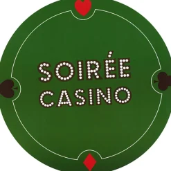 Set de table design Casino x6