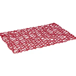 Set de table design filaire rouge 45x30 cm