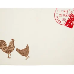 Set de table design poules