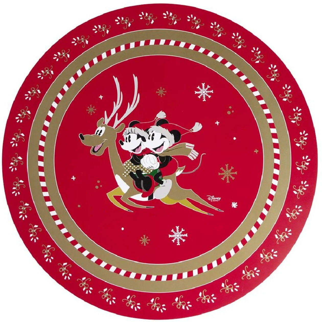 Set de table Disney Mickey Ø35cm - rouge ou vert