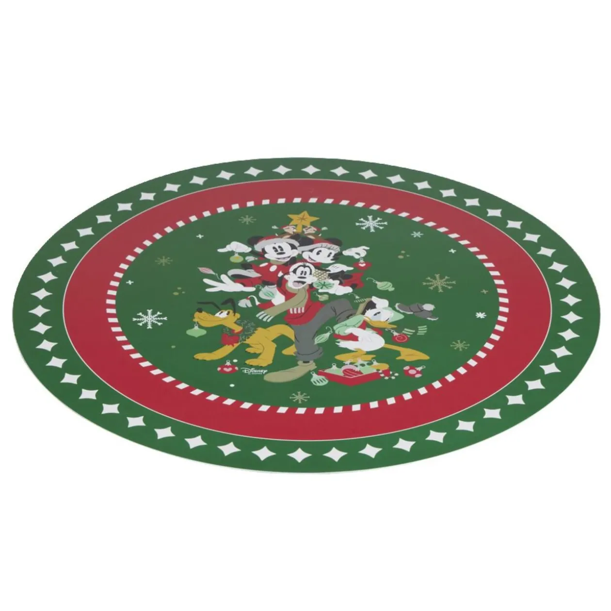 Set de table Disney Mickey Ø35cm - rouge ou vert