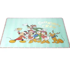 Set de table Disney Mickey Ø35cm - rouge ou vert