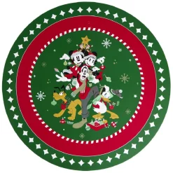 Set de table Disney Mickey Ø35cm - rouge ou vert