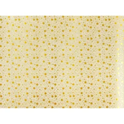 Set de table doré étoile brillante x8