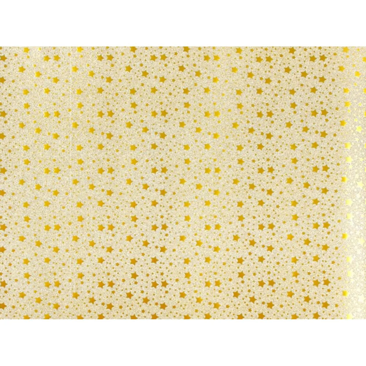 Set de table doré étoile brillante x8