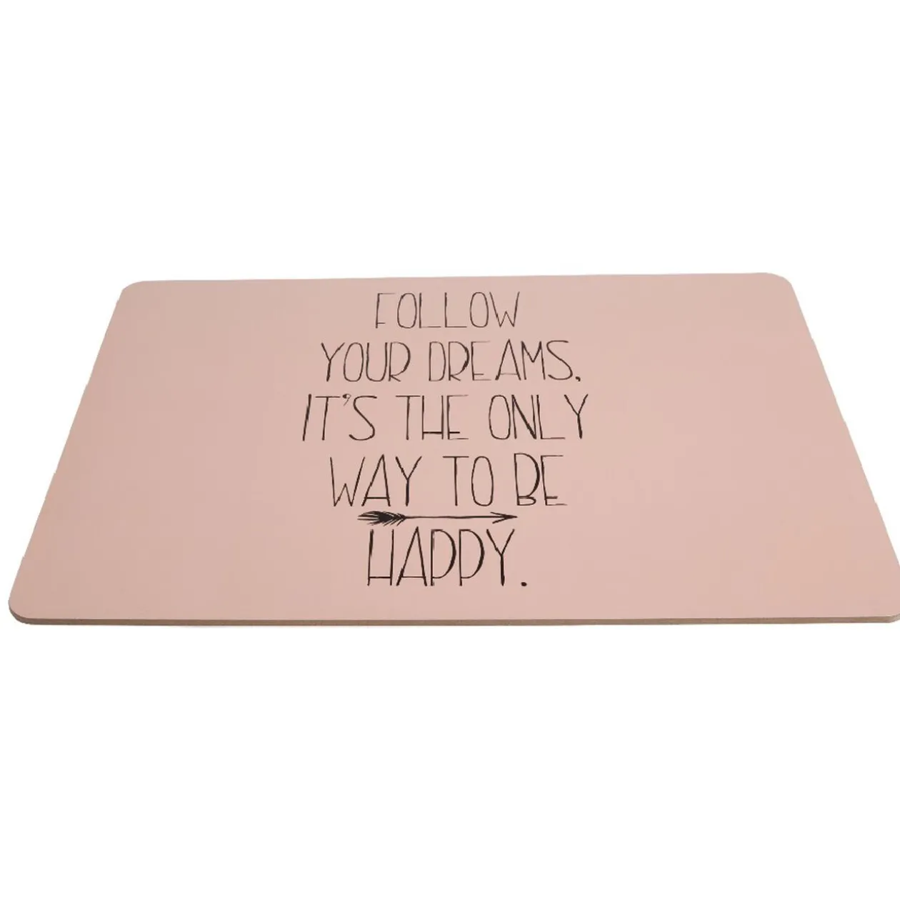 Set de table en mdf décor scandi double face