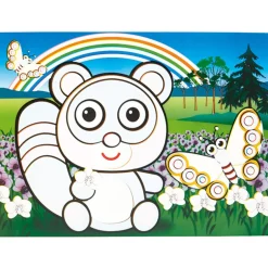 Set de table enfant design chat magique