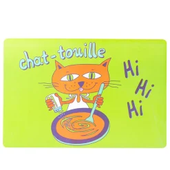 Set de table enfant design chat