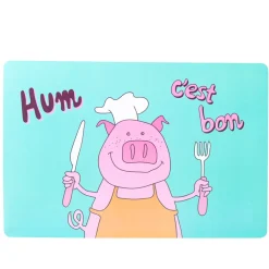 Set de table enfant design cochon