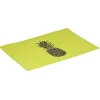 Set de table jaune ananas tissus
