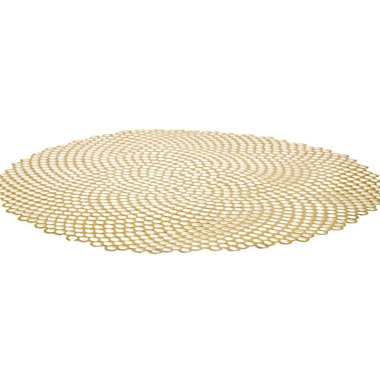 Set de table noël design napperon doré