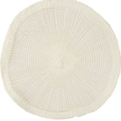 Set de table papier ajouré blanc Ø38 cm